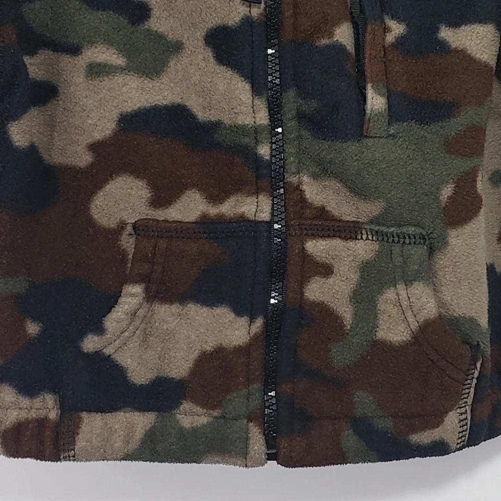 Athletic Works Camo Full‎ Zip Fleece Jacket, 24 mos